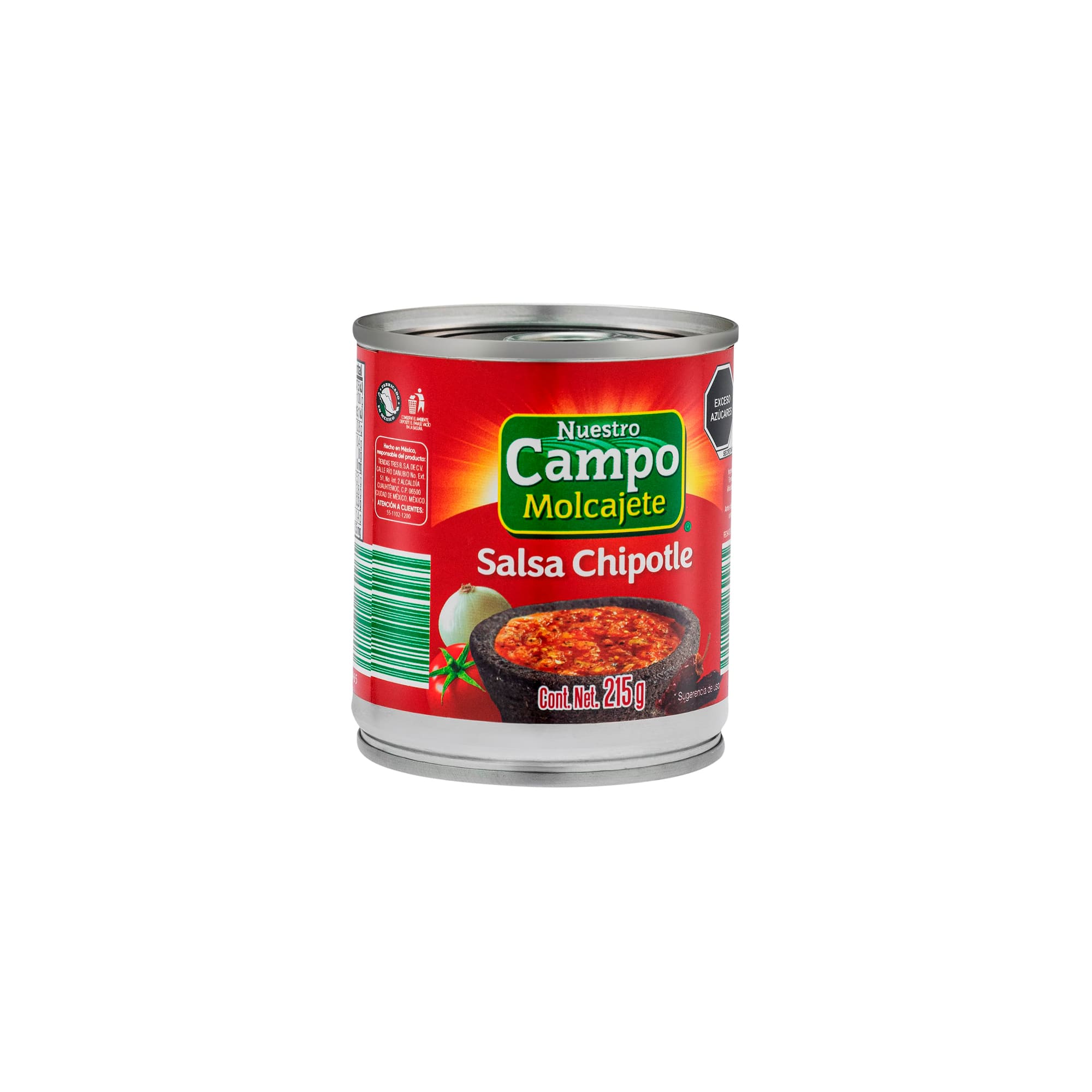 Salsa chipotle molcajete (215 g) Nuestro Campo - Image 3