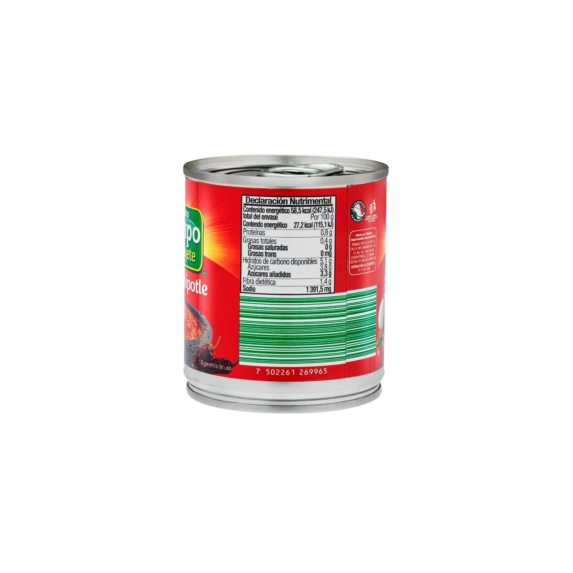 Salsa chipotle molcajete (215 g) Nuestro Campo - Image 2