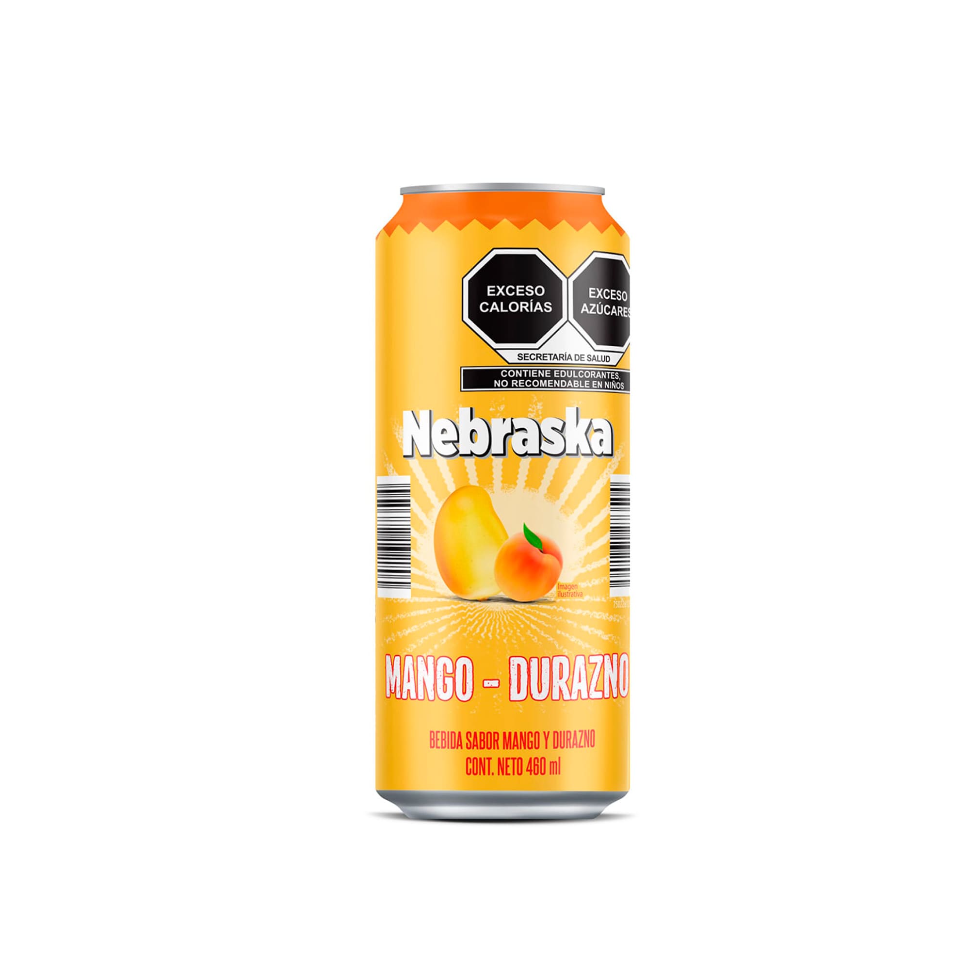 Bebida sabor mango-durazno Nebraska 460 ml - Image 2