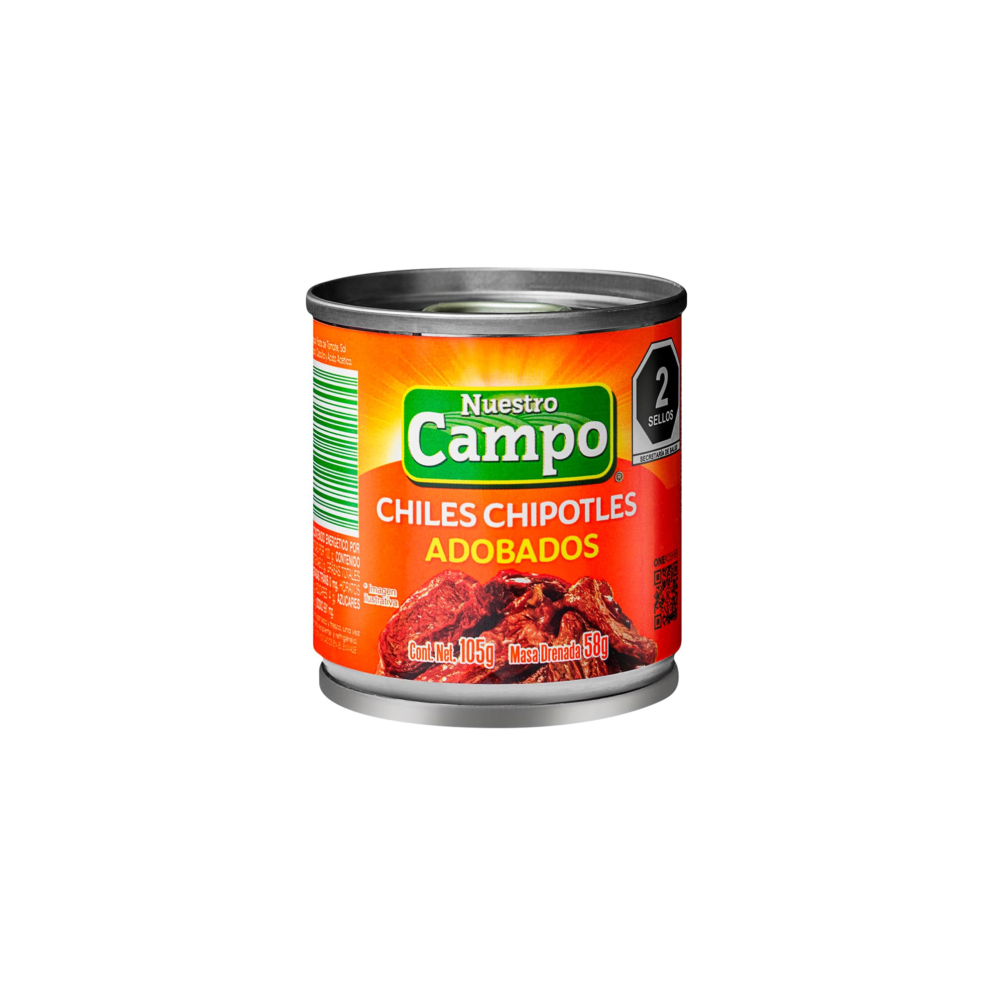 Chile chipotle (105g) Nuestro Campo