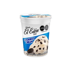 Helado cookies and cream El Edén