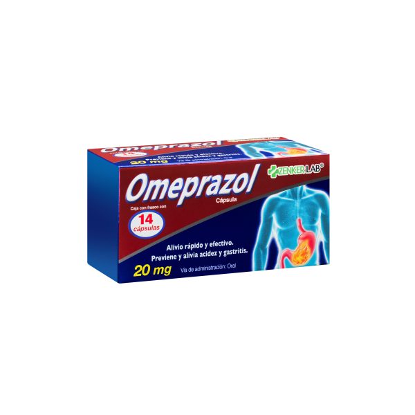 Antiácido Omeprazol 20 mg Zenker Lab - Image 2