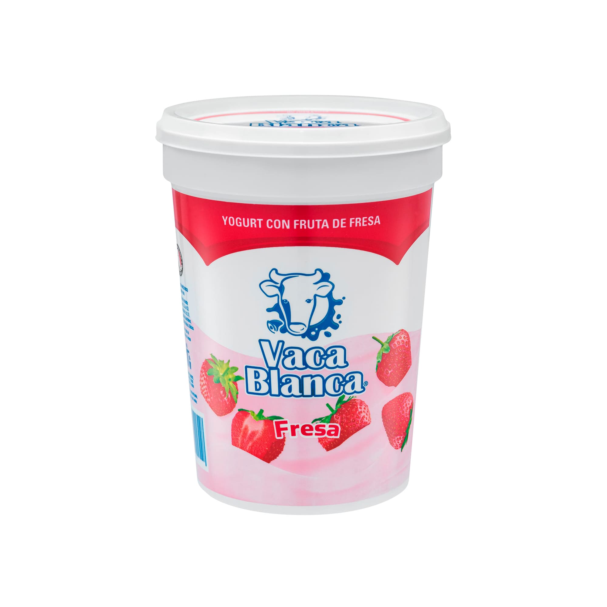 Yogurt con fruta de fresa (1kg) Vaca Blanca