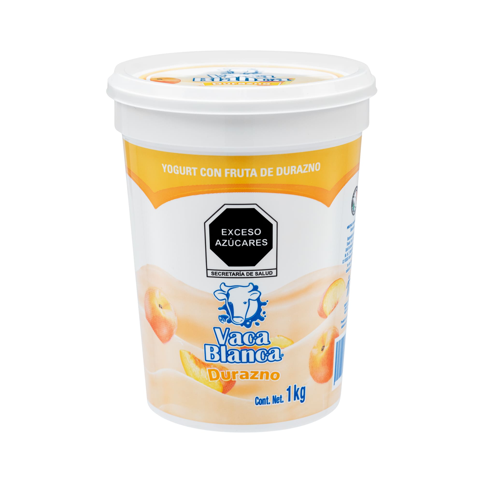 Yogurt con fruta de durazno 1kg - Image 2