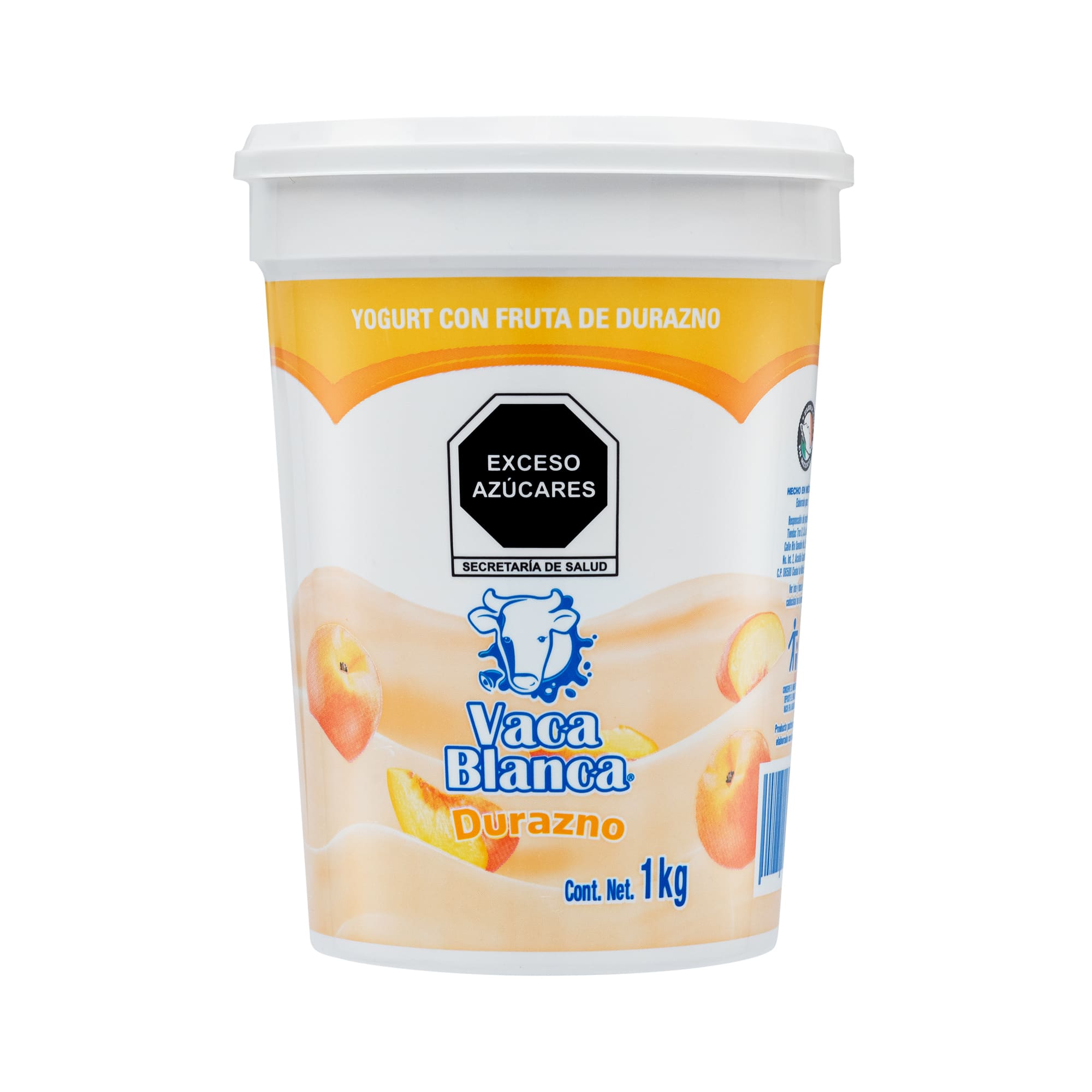 Yogurt con fruta de durazno 1kg - Image 3