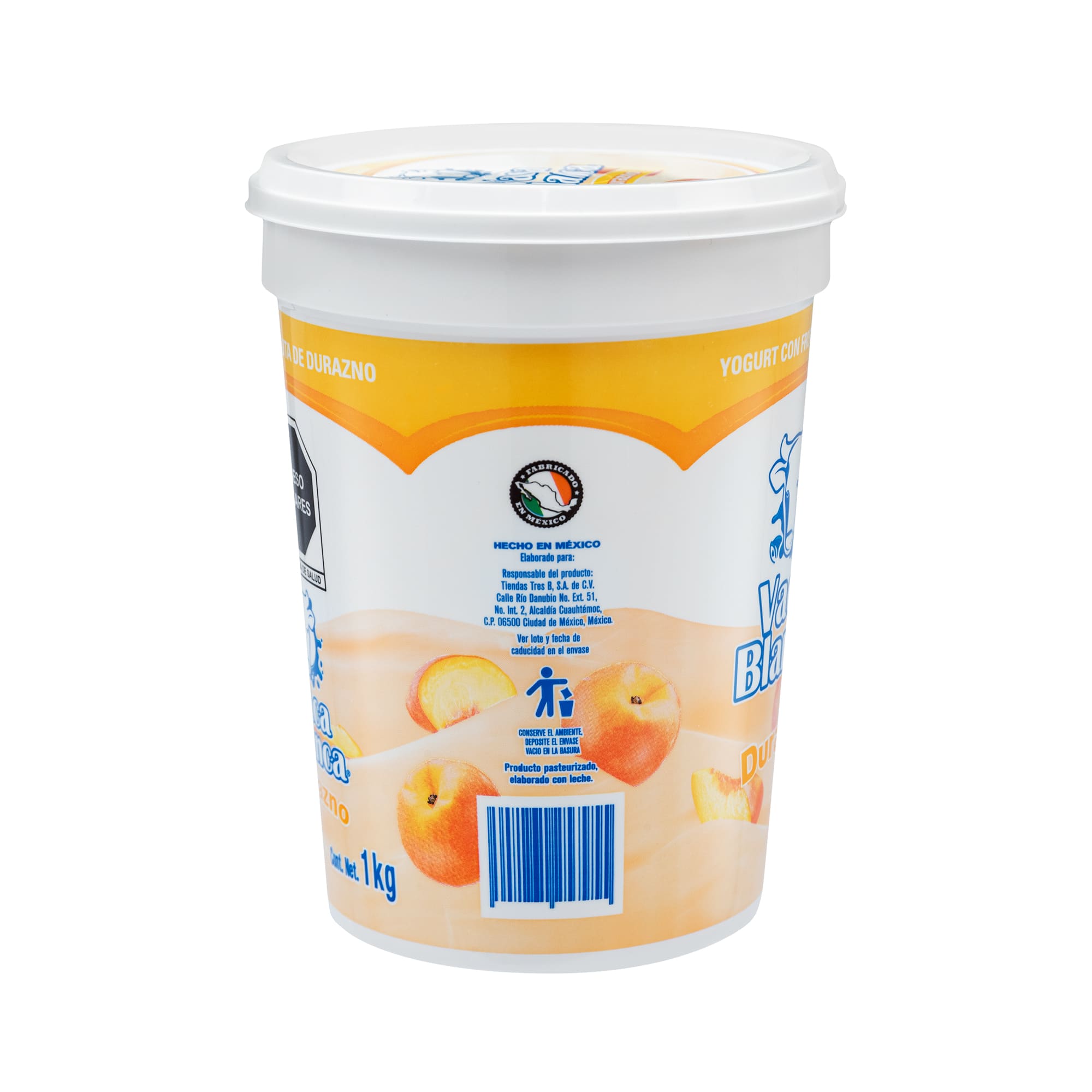 Yogurt con fruta de durazno 1kg - Image 5