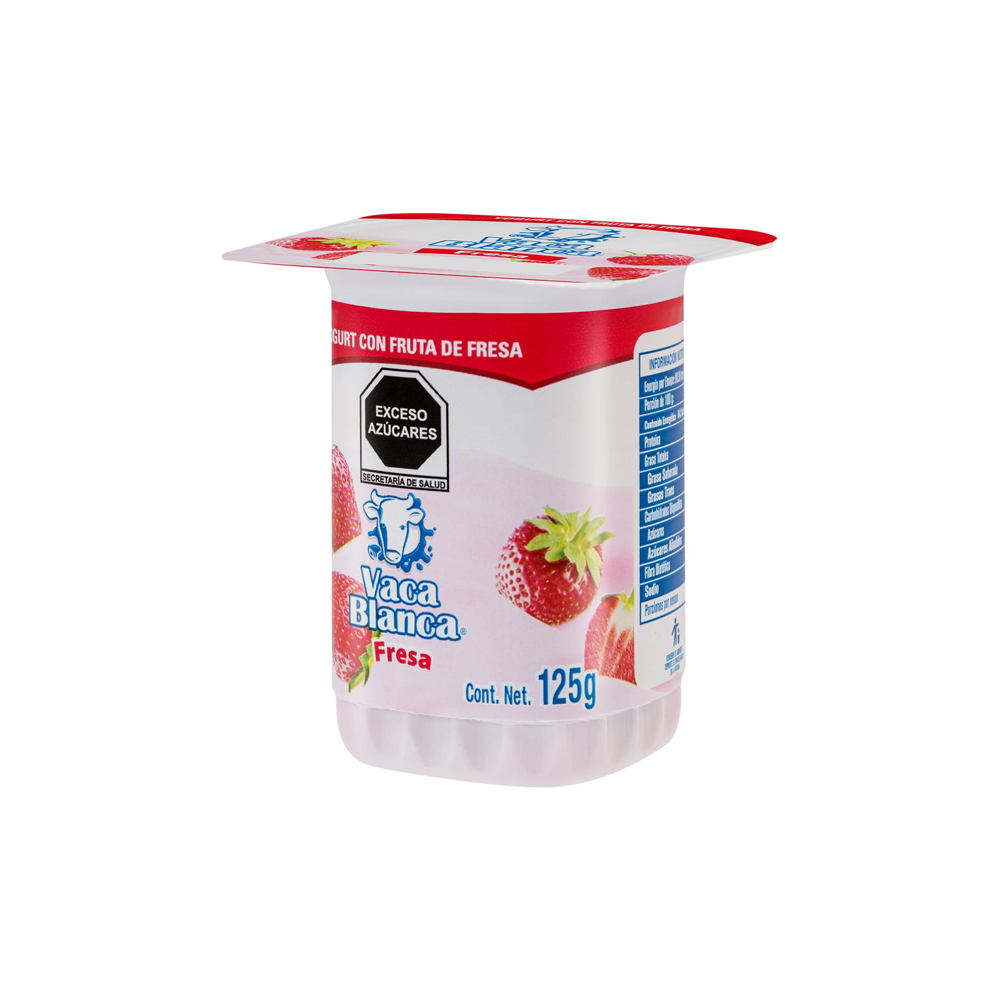 Yogurt con fruta de fresa 125g - Image 2