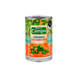 Chícharos con zanahoria Nuestro Campo