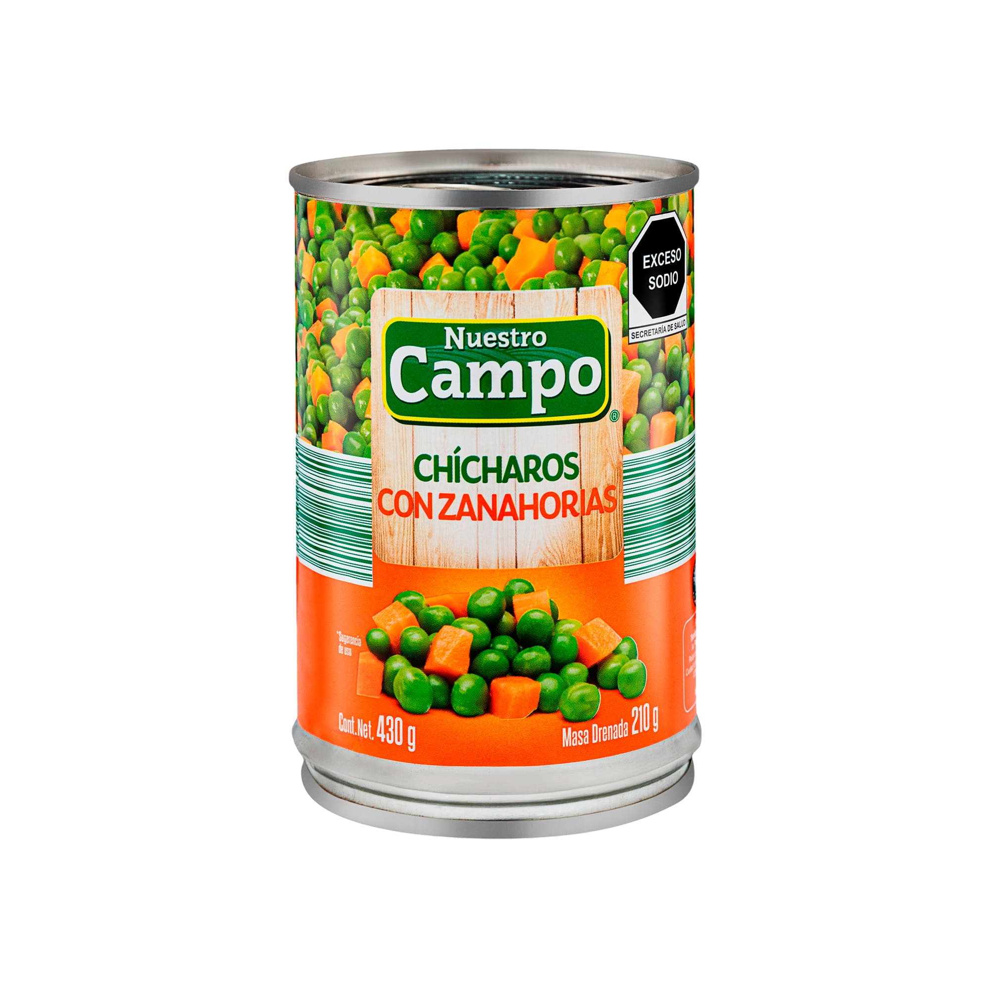 Chícharos con Zanahoria Nuestro Campo