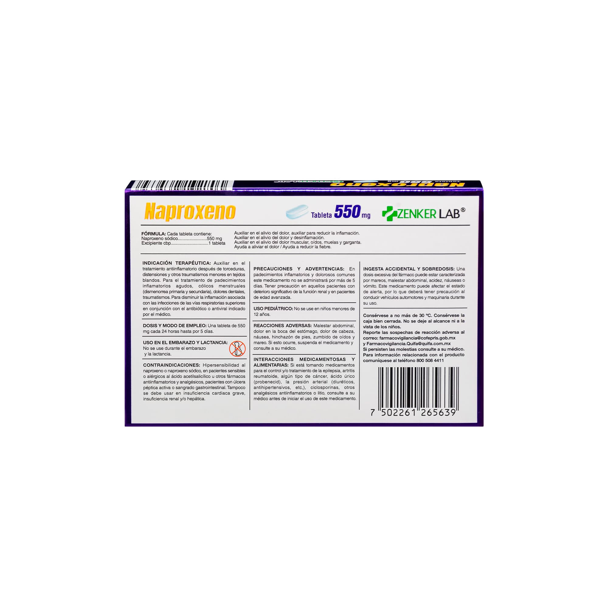 Naproxeno 550mg ZenkerLab - Image 4