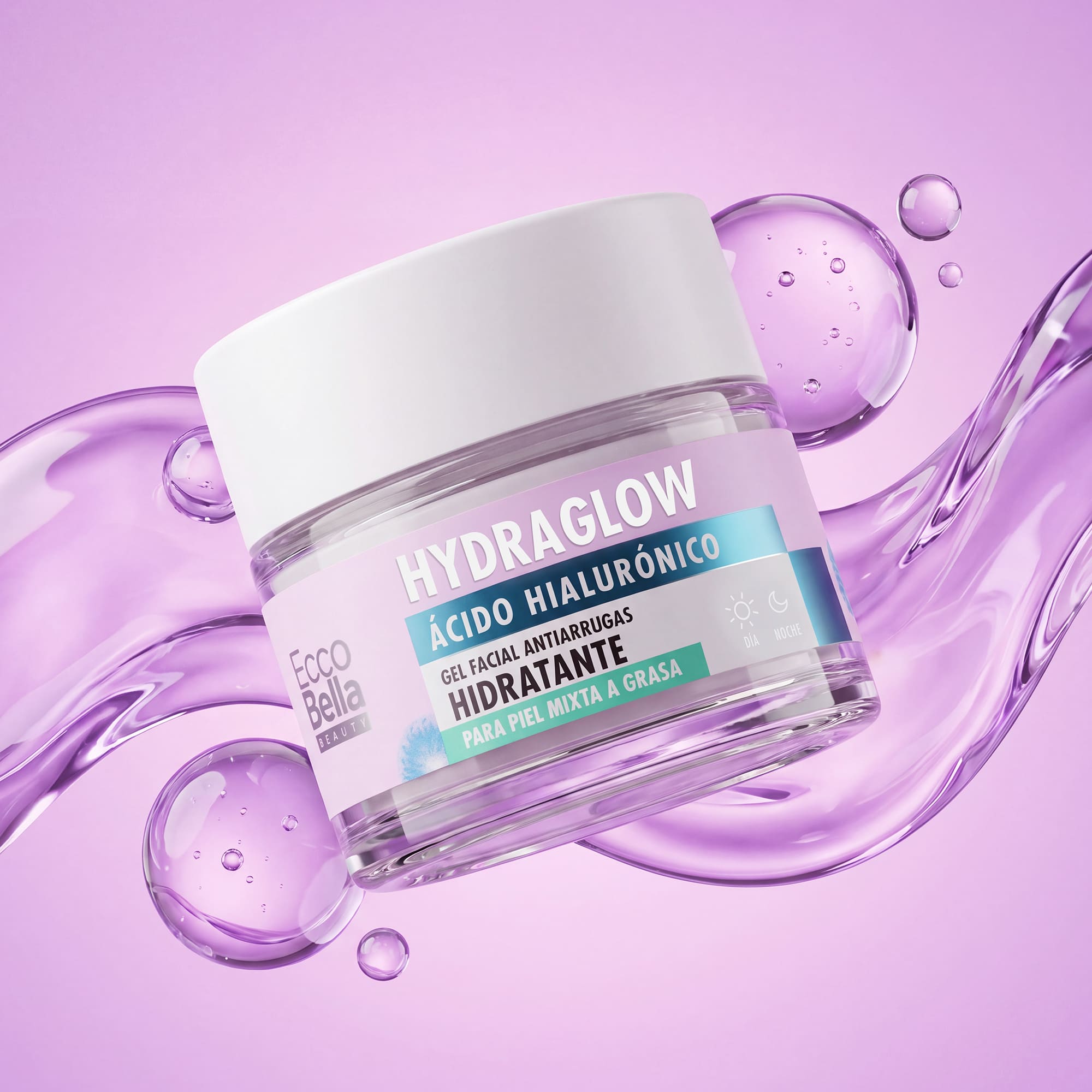 Crema gel facial hidratante con ácido hialurónico - Image 2