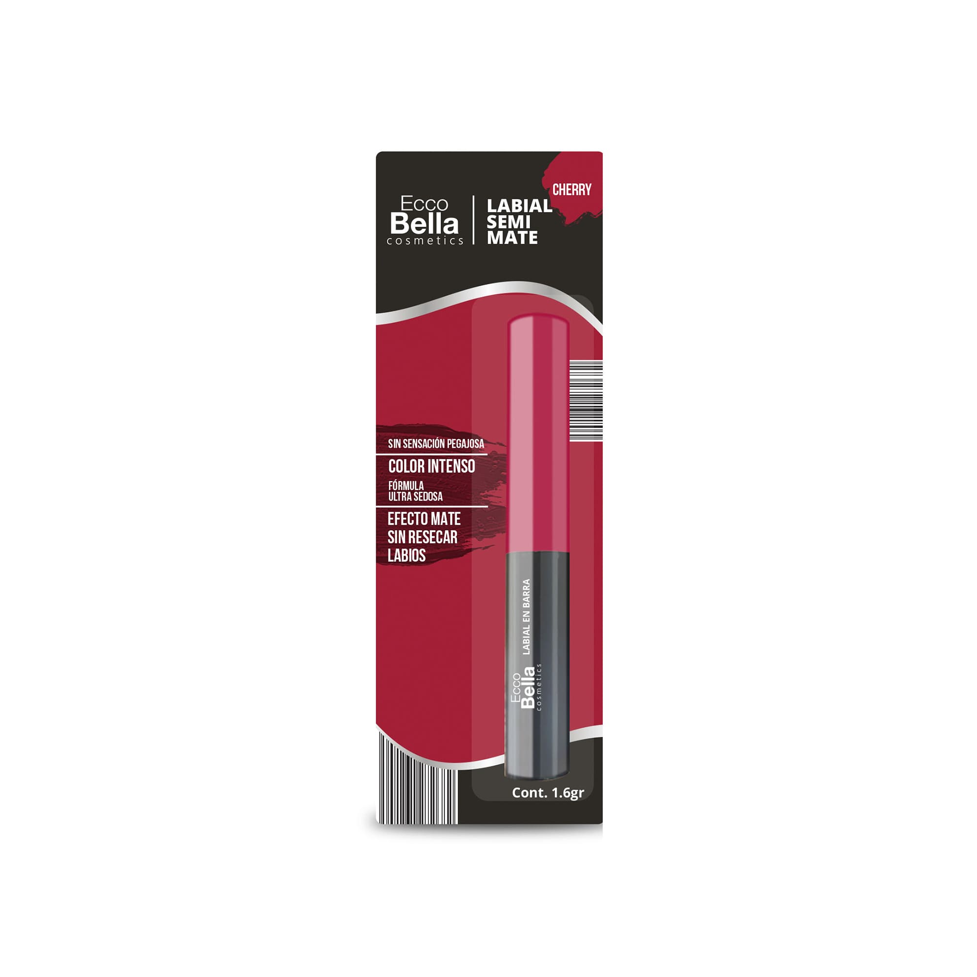 Labial semi mate Cherry