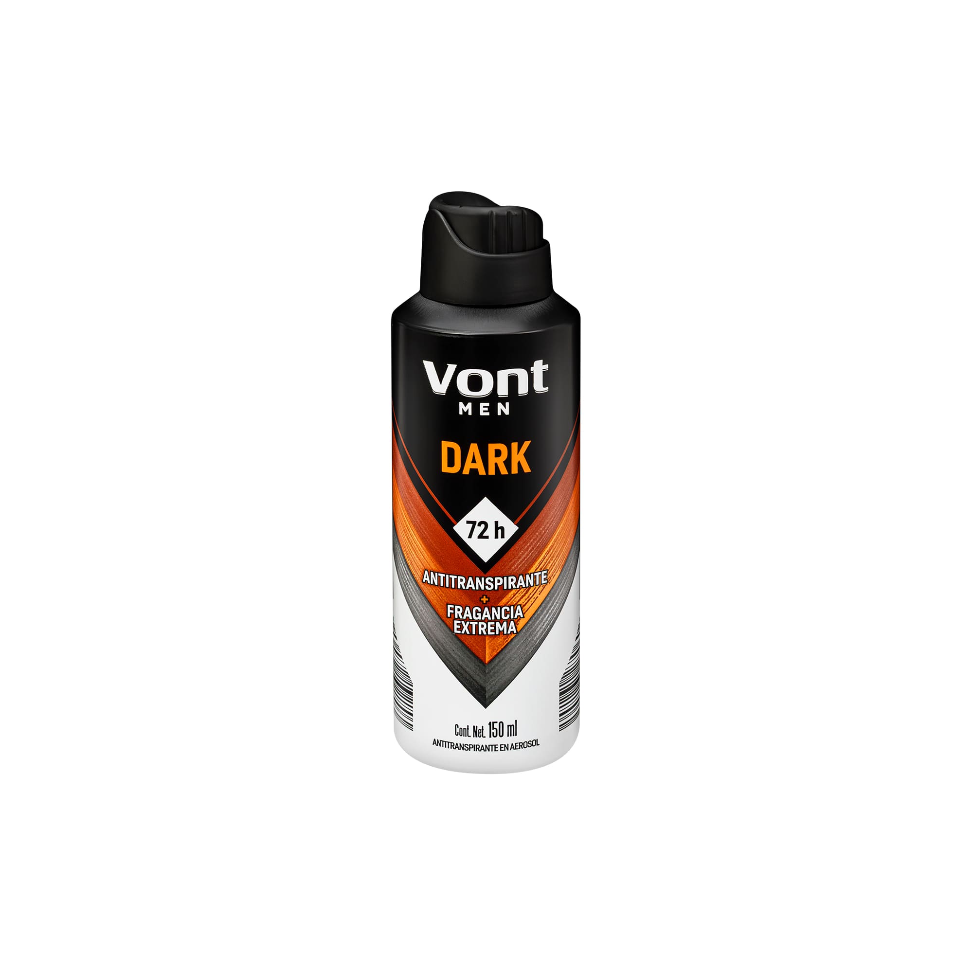 Antitranspirante en aerosol 0% Alcohol Vont Men