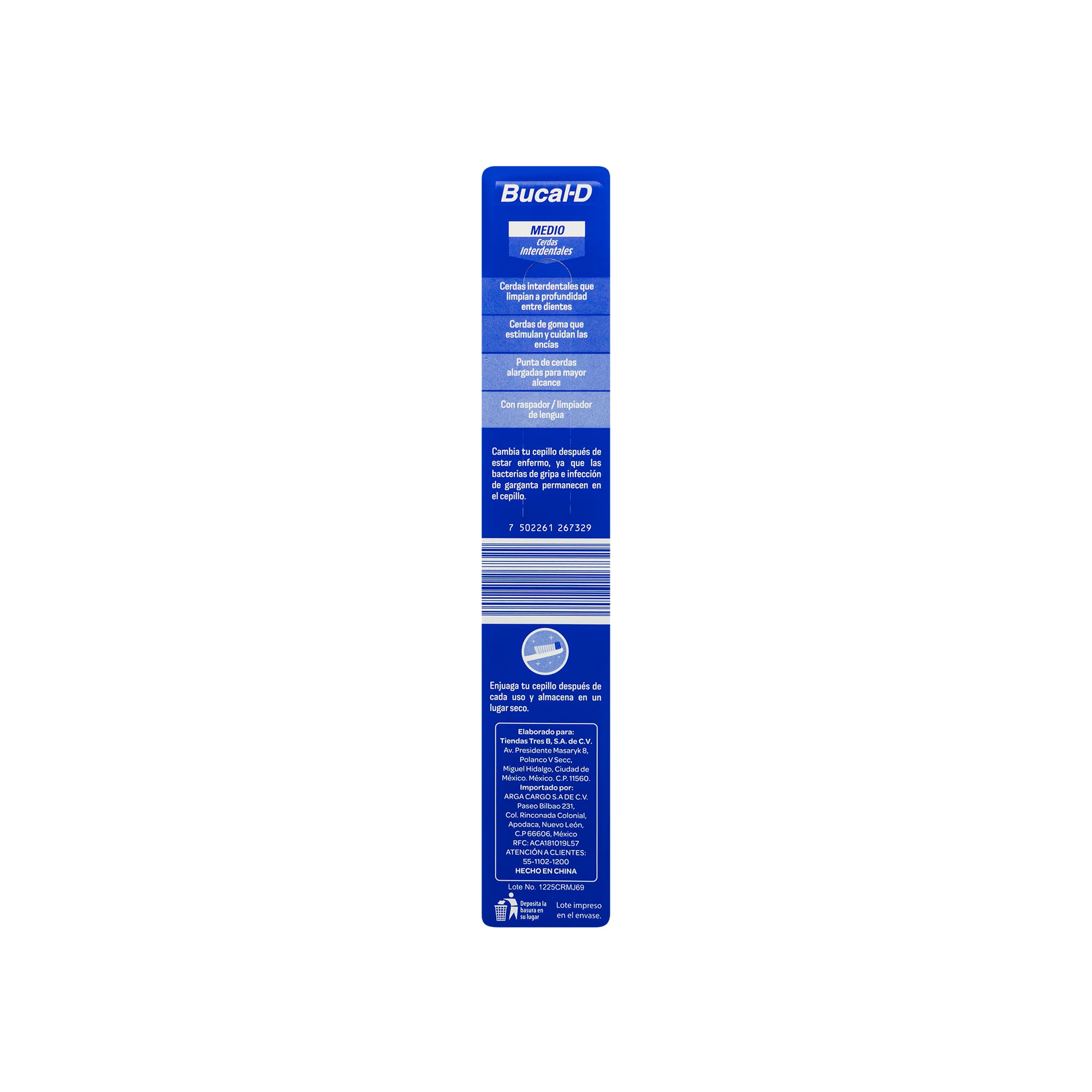 Cepillo dental cerdas medias Bucal-D - Image 2