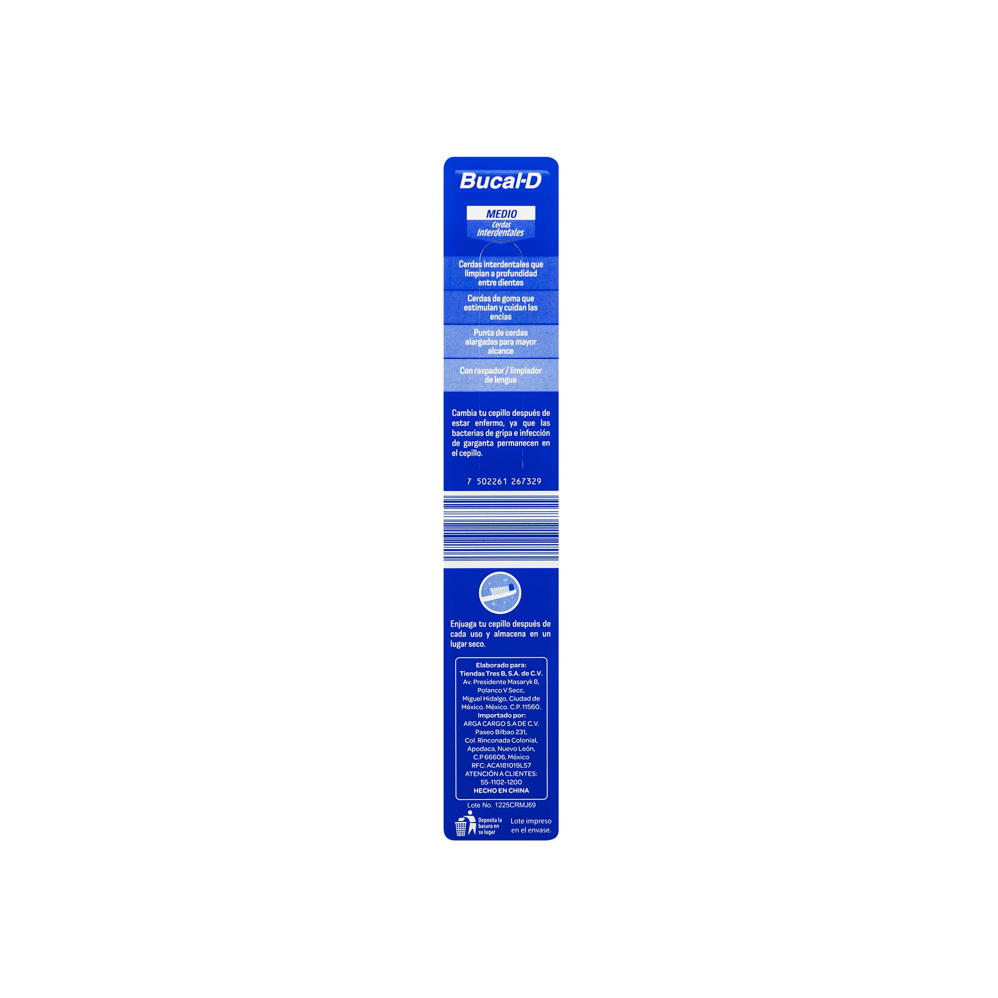 Cepillo dental cerdas medias Bucal-D - Image 8