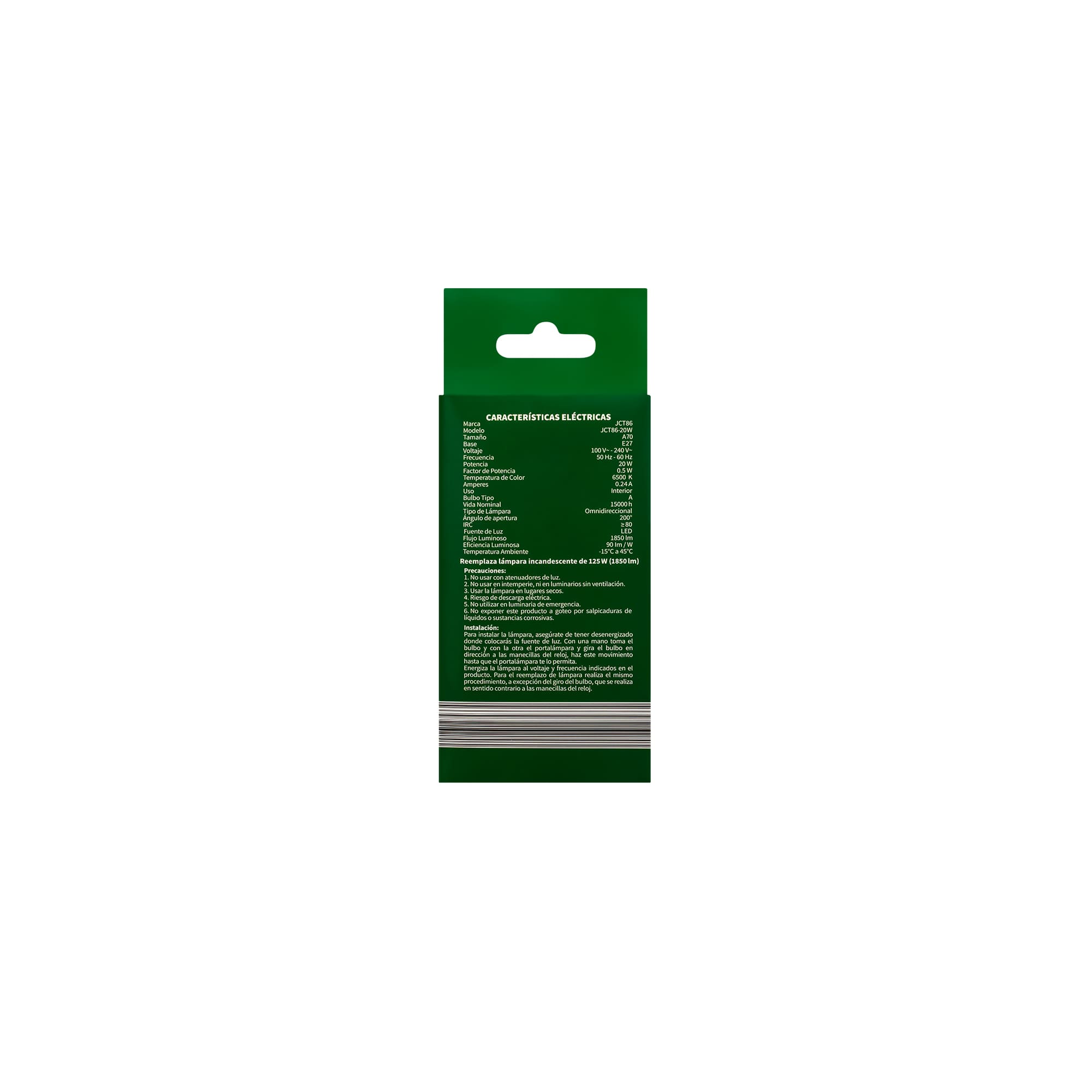 Foco Led 20W Luz Blanca Voltaggio - Image 4