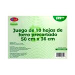 Forro precortado 50cx36 cm Blist