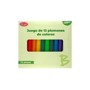 Plumones 12 pzas Blist