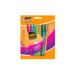 Bolígrafo Fashion 8 pzas Bic