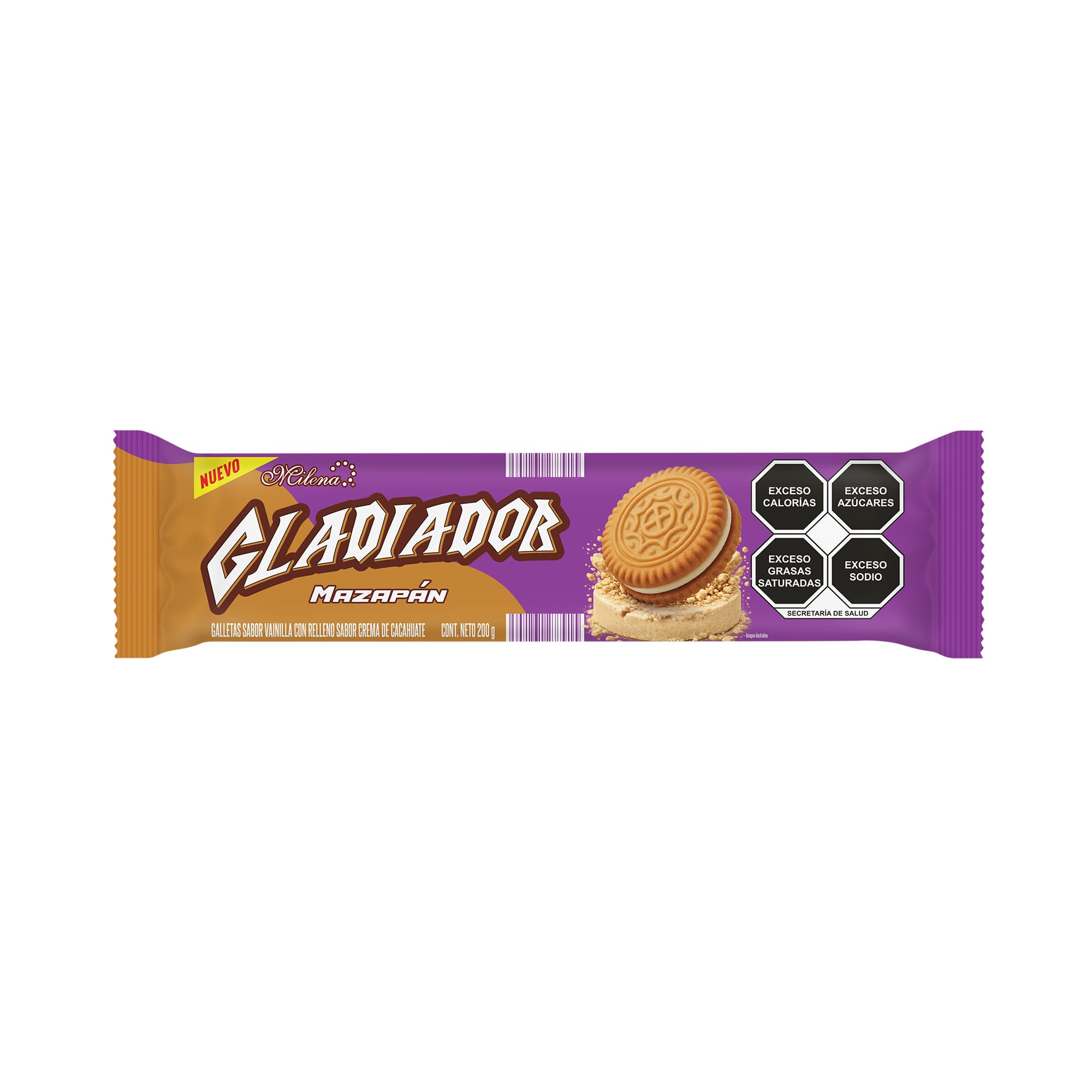 Galletas Gladiador Mazapán Milena