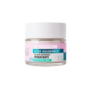 Crema gel facial hidratante con ácido hialurónico