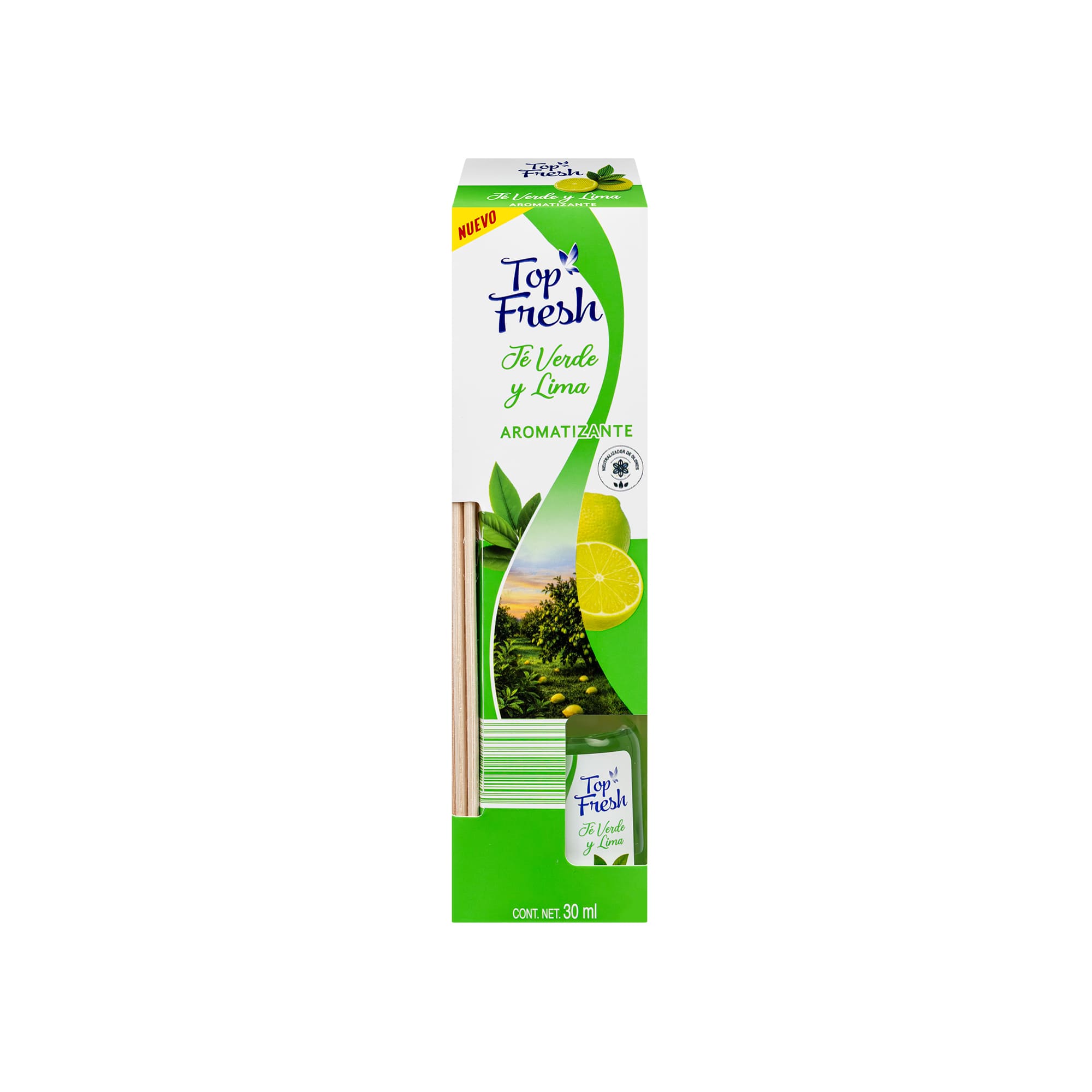 Aromatizante Varilla té verde limón Top Fresh