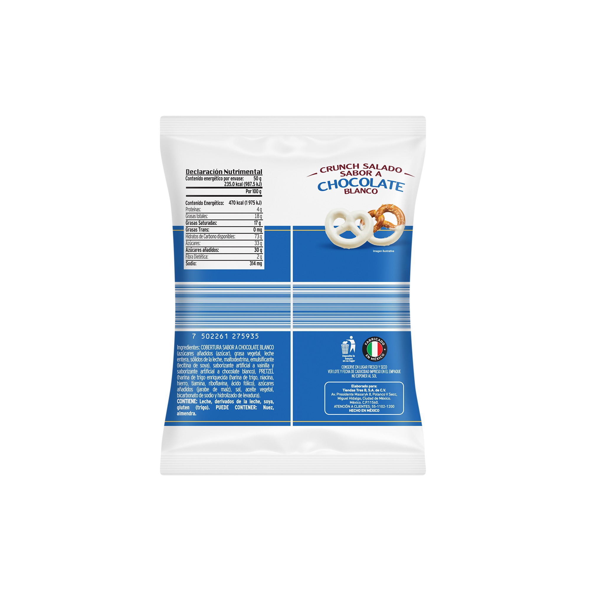 Pretzels con Chocolate blanco Lancelot - Image 2