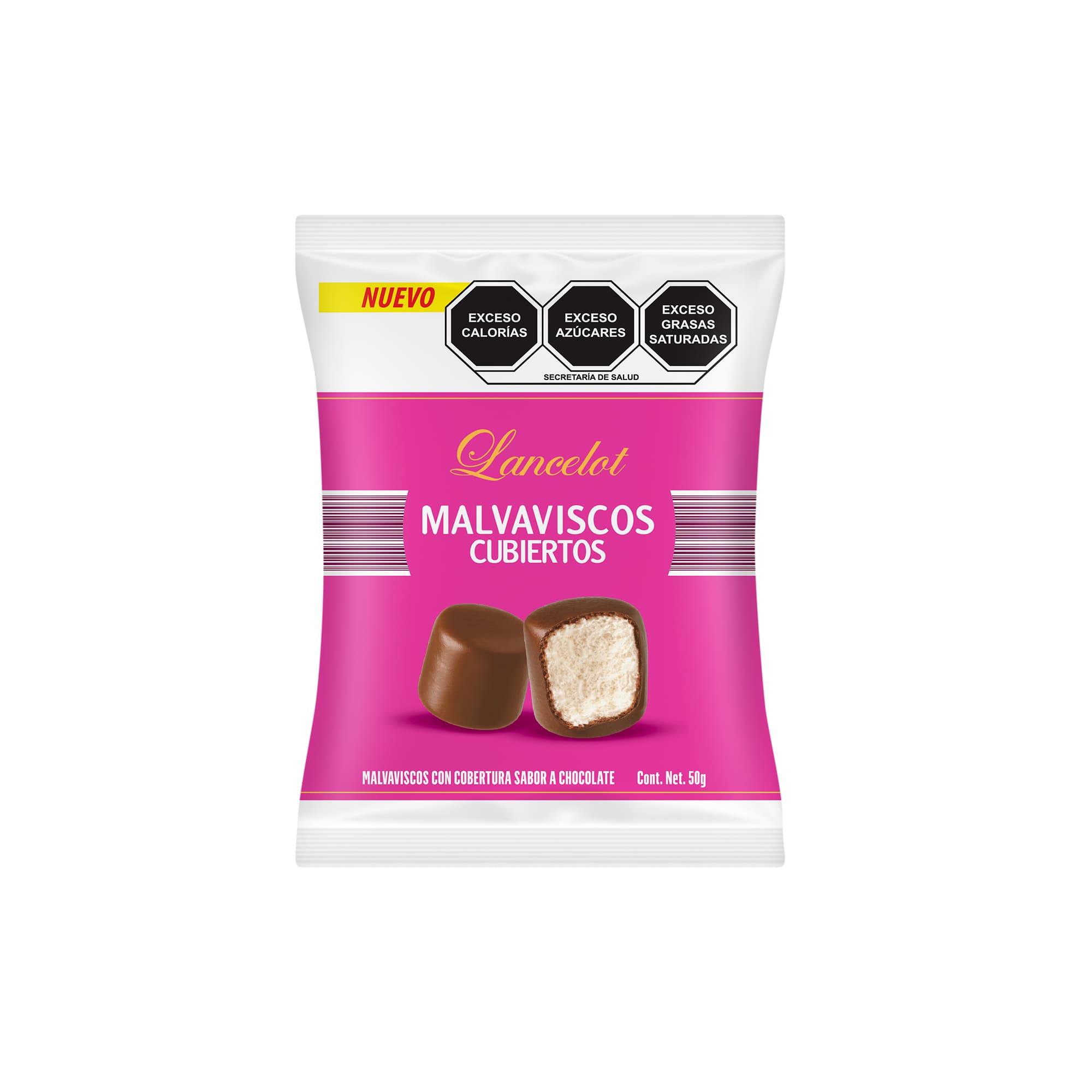 Malvaviscos cubiertos de chocolate Lancelot